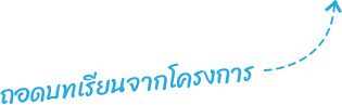 ถอดบทเรียนจากโครงการ